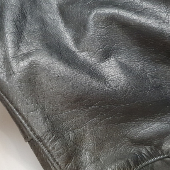 VIntage Walter Dyer Leather Moto Jacket - Picture 10 of 12